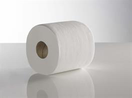 WHITE CENTRE FEED ROLLS 2 PLY 150 METRE EMBOSSED X 6