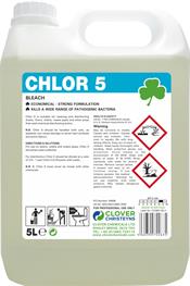 CHLOR 5 Bleach (5% avilable chlorine)