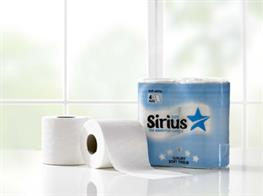 Toilet Roll 320Sht 9x4 Sirius Pack 2 Ply